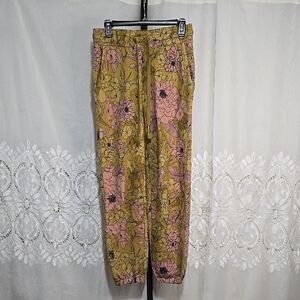 Anthropology Saturday/Sunday Sweat Pants Size X-Small BoHo Floral